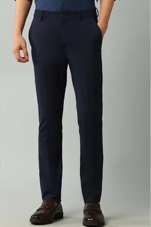 Arrow Men Slim Fit Mid-Rise Formal Trousers