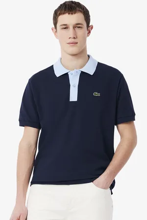 Lacoste Men Polo Collar Applique T-shirt