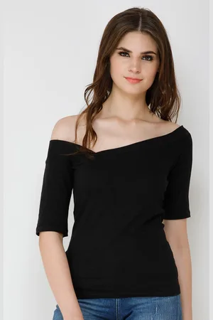Moda Rapido Off-Shoulder Cotton Bardot Top
