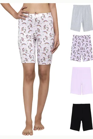Charm n Cherish Girls Pack Of 4 Printed Shorts