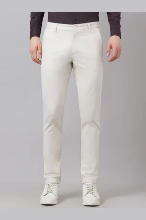 Richlook Men Smart Regular Fit Mid-Rise Cotton Trousers