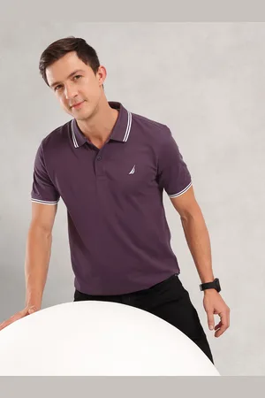 Nautica Polo Collar Pure Cotton T-shirt