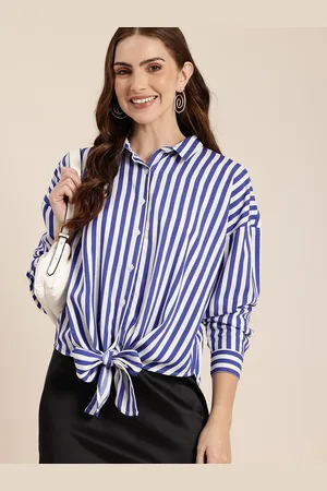 HERE&NOW Striped Long Sleeves Casual Shirt