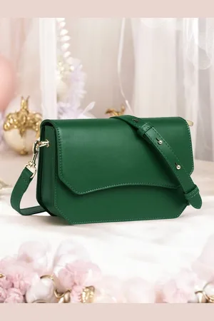 EXOTIC Women Solid Crossbody Leather Sling Bag