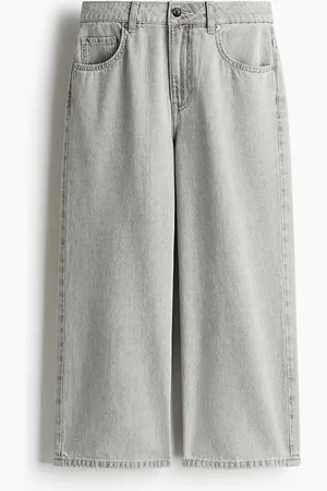 H&M Wide High Cropped Jeans