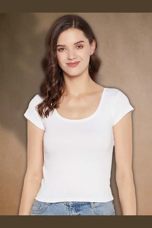 Moda Rapido Ribbed Layered Crop Top