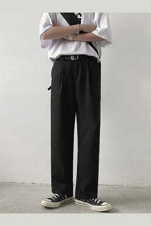 HERE&NOW Men Relaxed Straight Leg Straight Fit High-Rise Formal Trousers