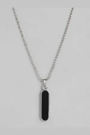 PARIS HAMILTON Unisex Geometric Pendant with Chains