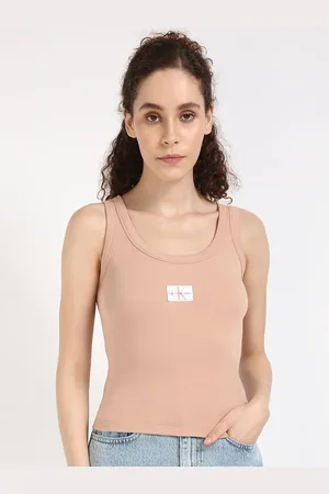 Calvin Klein Women Scoop Neck Cotton Tank Top