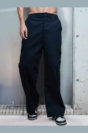 HERE&NOW Men Regular Fit Mid-Rise Trousers