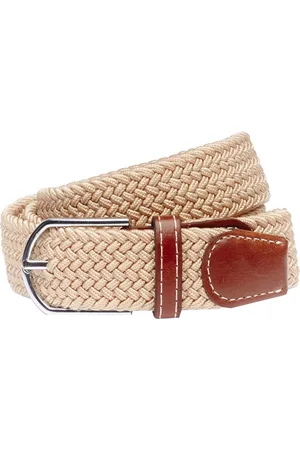 The Tie Hub Men Braided Stretchable Casual Elasticated Belt