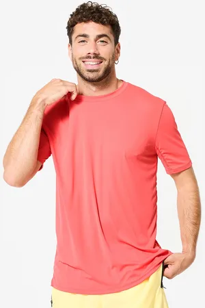 DECATHLON Men Solid Round Neck T-shirt