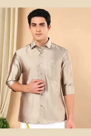 TATTVA Men Classic Slim Fit Opaque Party Shirt