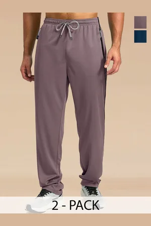 Moda Rapido Men Pack Of 2 Mid Rise Track Pants