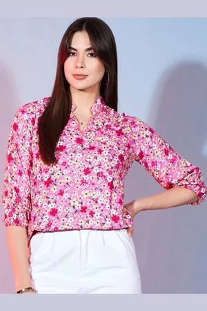 DressBerry Women Floral Printed Shirt Style Top