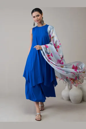 InWeave Women Regular Kurta with Palazzos & With Dupatta