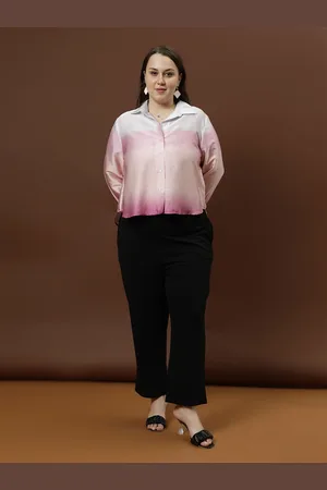 ATHENA Women Relaxed Ombre Opaque Printed Formal Shirt