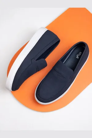 Styli Men Faux Suede Casual Slip On Shoes