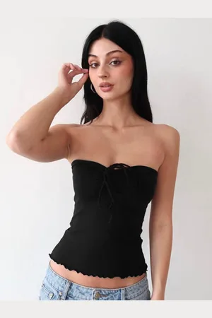 HERE&NOW Women Strapless Tube Top