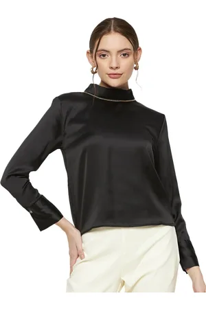 MADAME Women High Neck Top