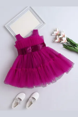 The Magic Wand Girls Fit & Flare Dress with Bow Details