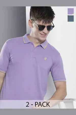 The Indian Garage Co Men Solid Polo Collar Short Sleeves T-Shirt