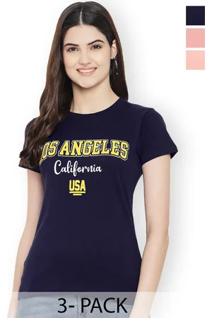 Fabflee Women Multicoloured 3 Printed T-shirt