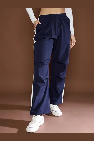 Sassafras Women Side Panel Baggy Parachute Pants