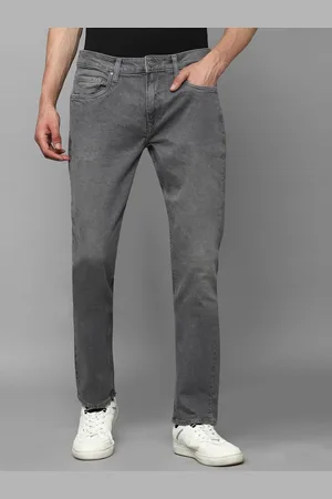 Louis Philippe Men Slim Fit Low-Rise Heavy Fade Jeans