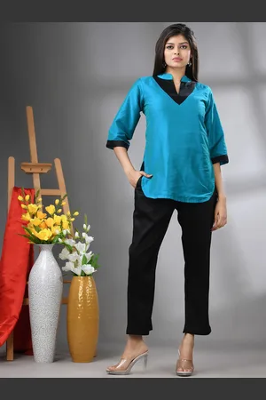 Charukriti Plus Size Bangalore Silk Co-ord Set