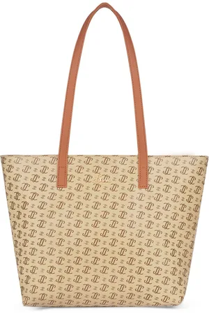 LAVIE Women Brand Logo Printed Shopper Leather Shoulder Bag