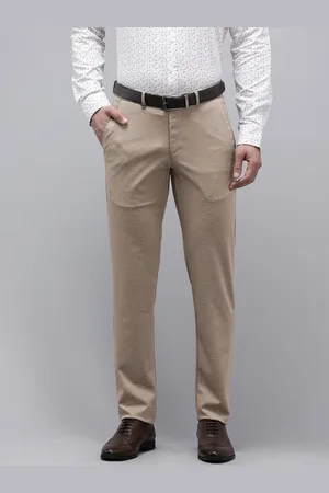 Van Heusen Men Skinny Fit Formal Trousers