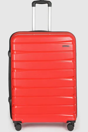Teakwood Leathers India 360-Degree Rotation Hard Sided Large Trolley Bag- 96L