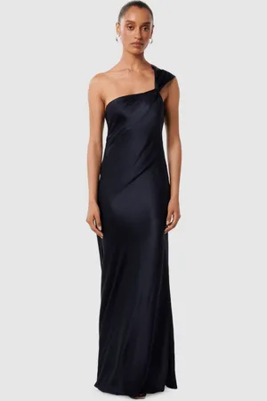 Forever New One Shoulder Fit & Flare Maxi Dress