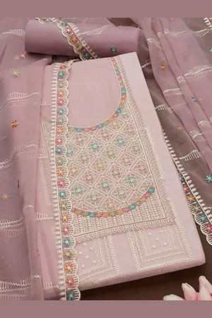 Soch Floral Embroidered Sequinned Unstitched Dress Material