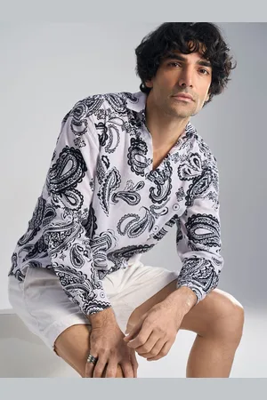 Terra Luna Men Opaque Printed Casual Shirt