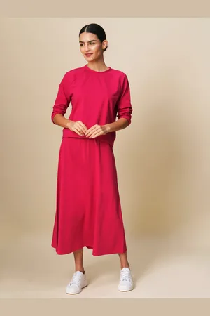 Chemistry Round Neck Top With Skirts