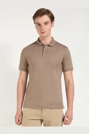 Calvin Klein Men Polo Collar Organic Cotton Slim Fit T-shirt