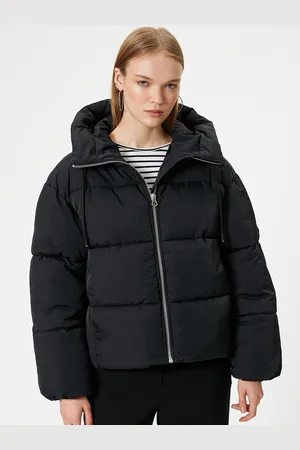 Koton Women Solid Stand Collar Bomber Jacket
