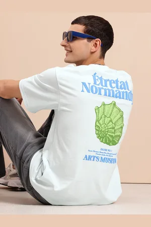 Mast & Harbour Men Printed Relaxed Fit T-shirt