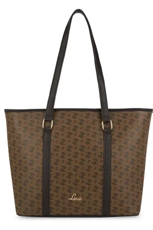 LAVIE Women Brand Logo Printed Shopper Leather Shoulder Bag