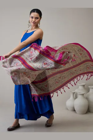 InWeave Women Regular Kurta with Palazzos & With Dupatta