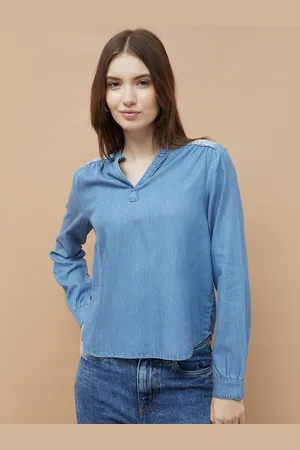 Lifestyle Women Mandarin Collar Top