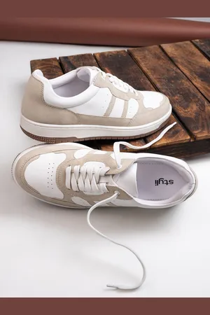 Styli Men Colorblock Lace Up Sneakers