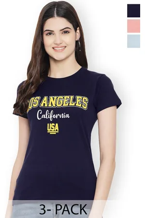 Fabflee Women Multicoloured 3 Printed T-shirt