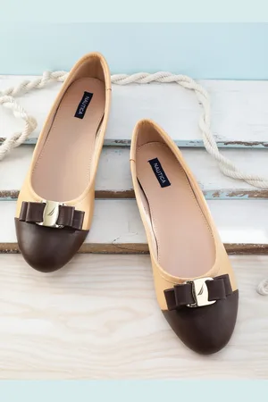 Nautica Women Colourblocked Ballerinas with Bows
