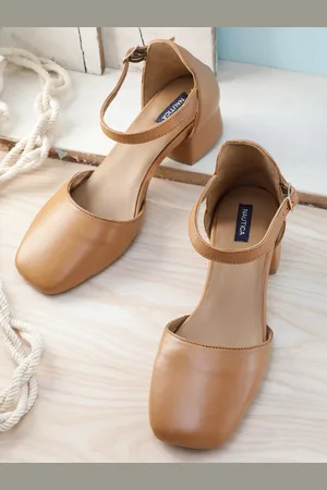 Nautica Square-Toe Mid-Top Block Heel Mules