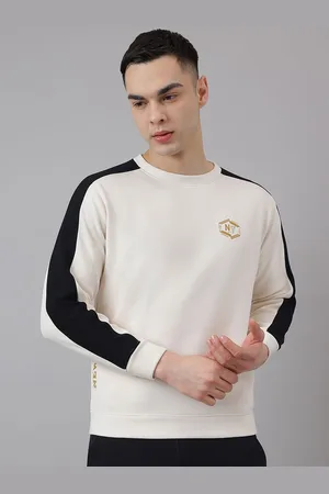 Richlook Men Colourblocked Round Neck Sweatshirt