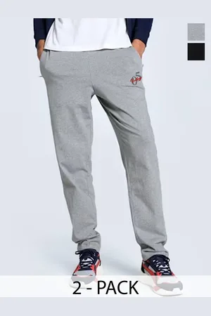 Moda Rapido Men Pack Of 2 Straight-Fit Mid-Rise Track Pants