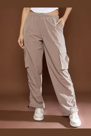 Sassafras Women Ruched Baggy Parachute Pants